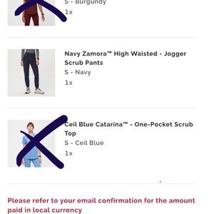 FIGS ZAMORA NAVY BLUE JOGGERS